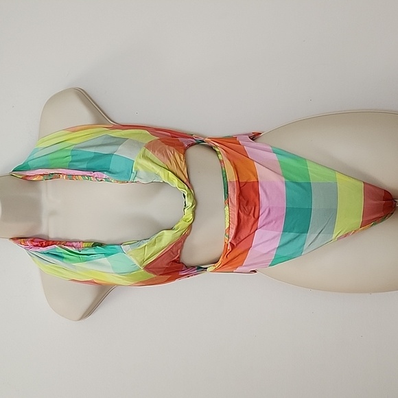 Farm Rio One-Piece Vibrant Multicolor Swimsuit Size Small - Picture 14 of 16